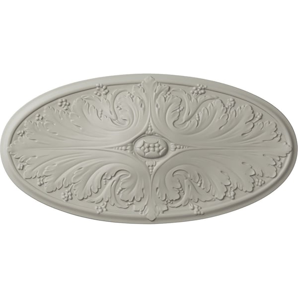 Ekena Millwork Madrid Ceiling Medallion, Hand-Painted Pot of Cream, 24 3/4"W x 12 1/2"H x 1 3/4"P CM24X12MAPCF - main